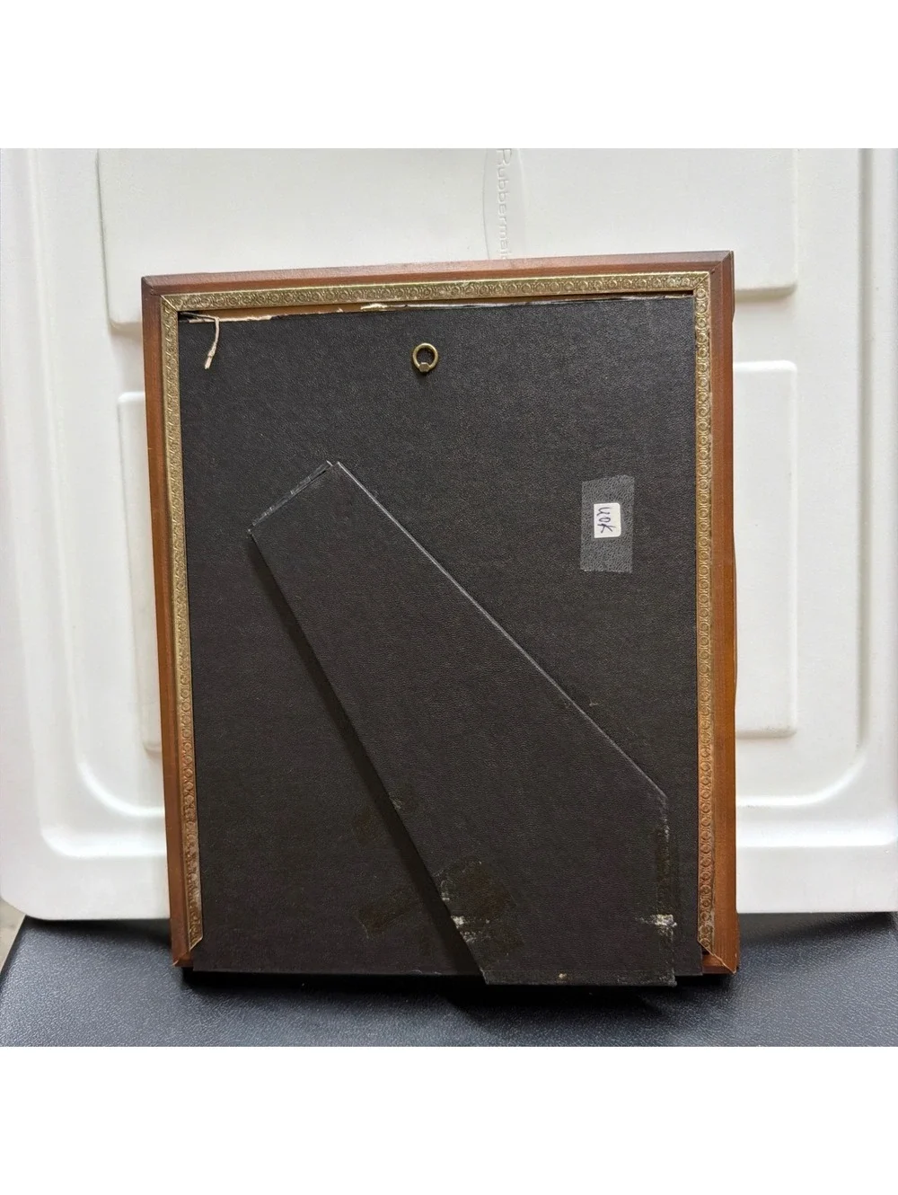 Vintage Scalloped Oak Wood Picture Frame 8 X 10 W/ Glass